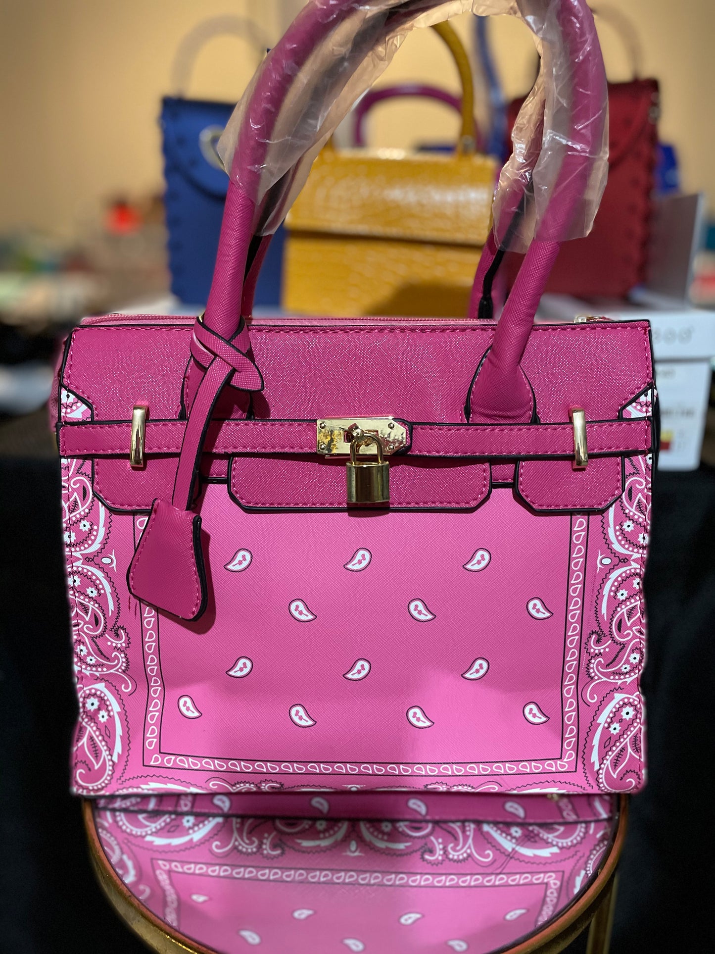 The Bandana Tote Bag (Pink)