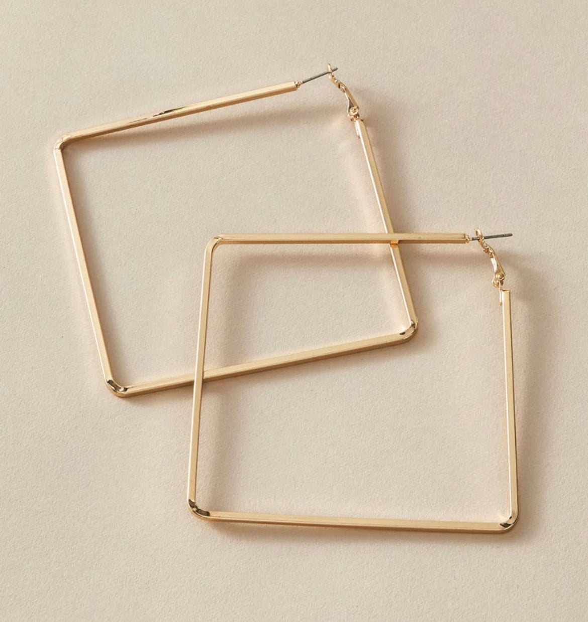 The Square Hoop (Gold)