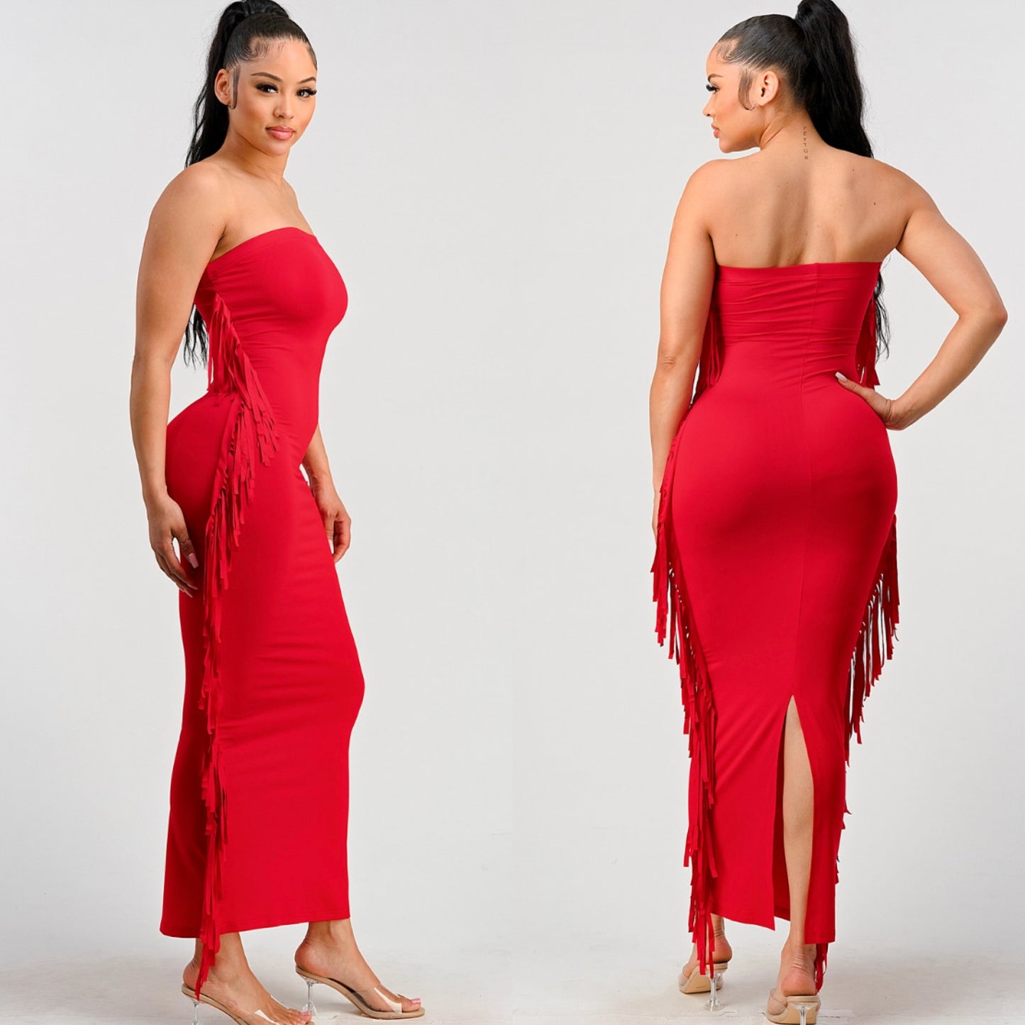 The Sexy Fringe Maxi (Red)