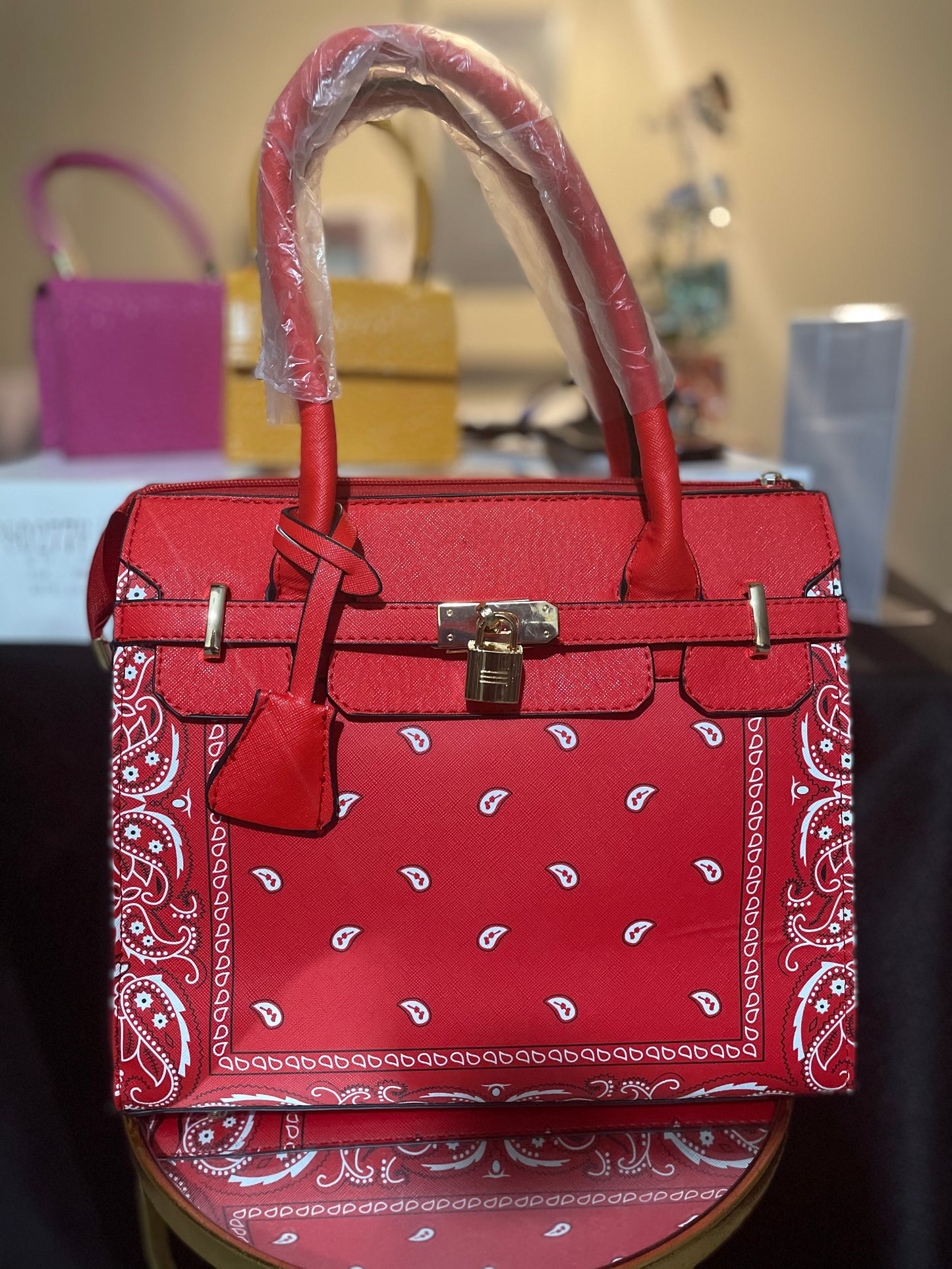 The Bandana Tote Bag (Red)