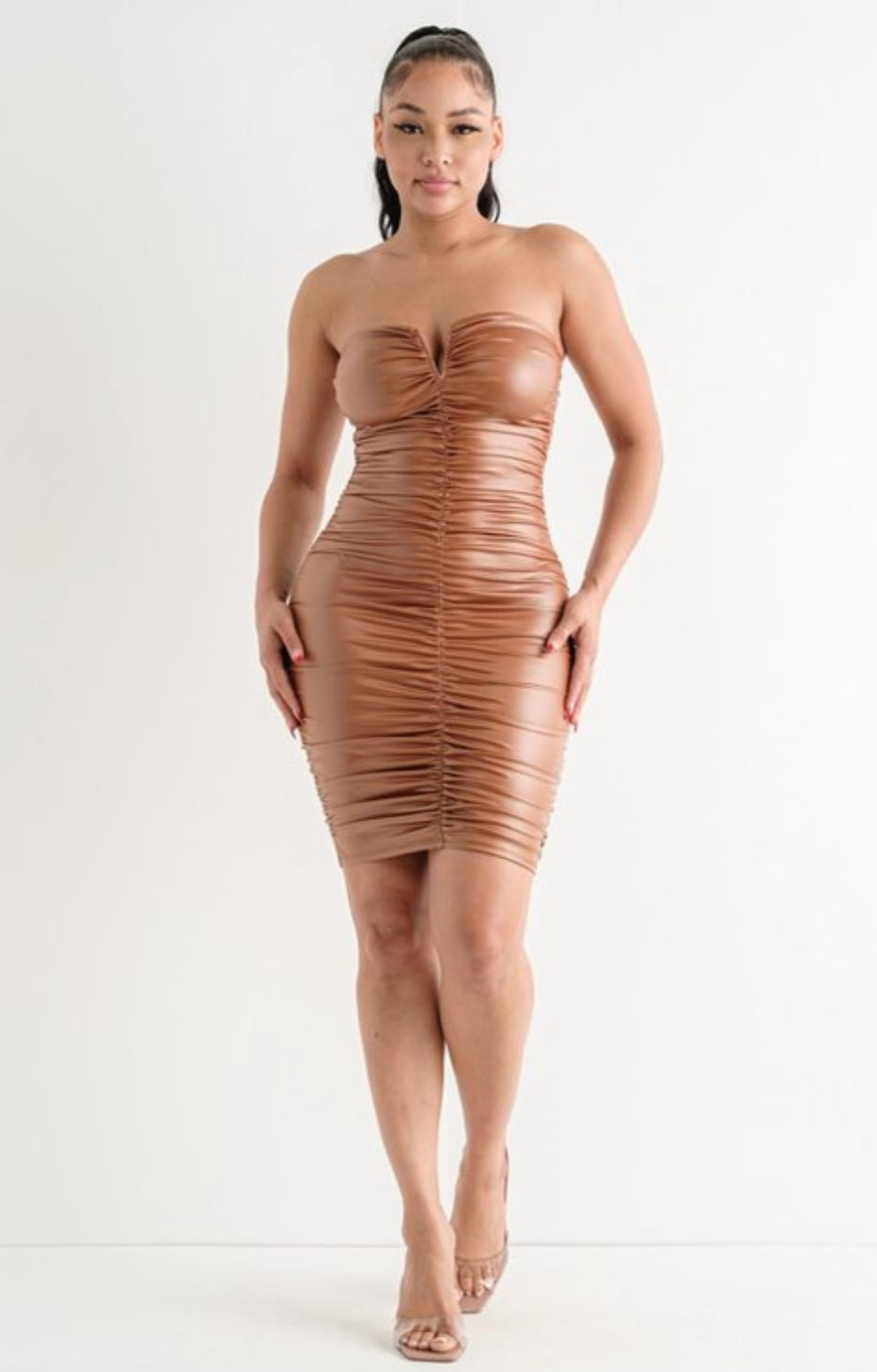 The Leather Bodycon