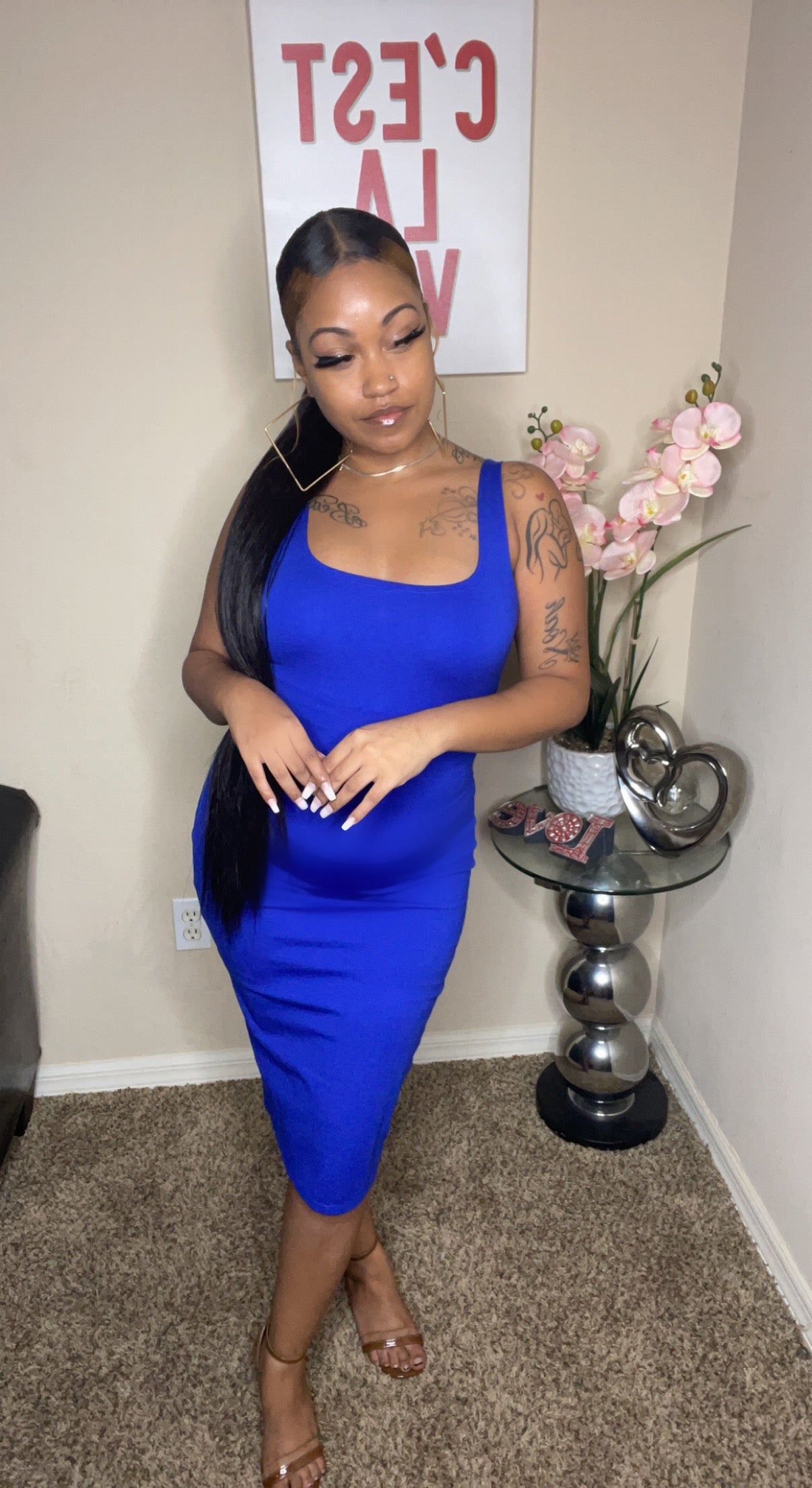 The Corporate Cutie Bodycon (Royal)