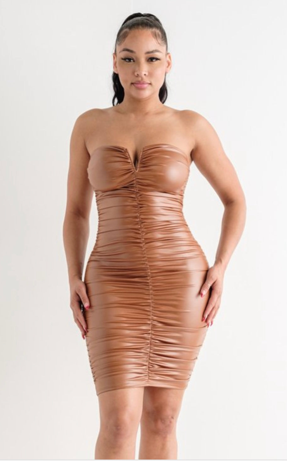 The Leather Bodycon