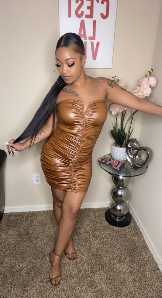 The Leather Bodycon